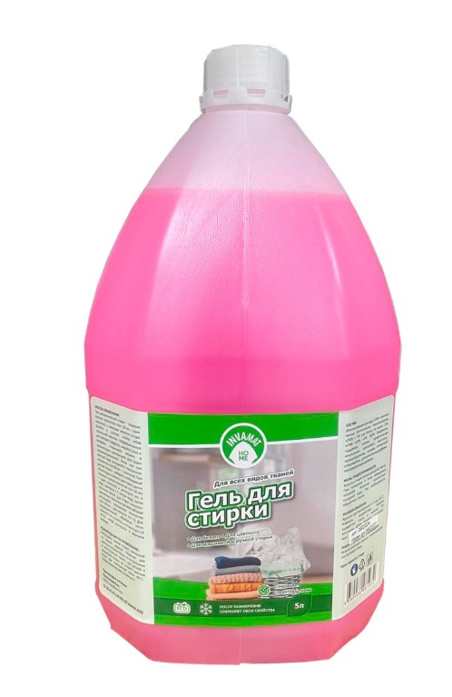 Гель для стирки «Для всех видов тканей» INVAMAT HOME, 5 л