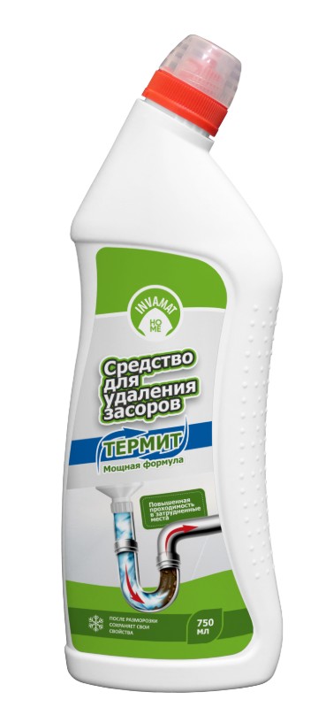 Средство для удаление засоров INVAMAT HOME, 750 мл