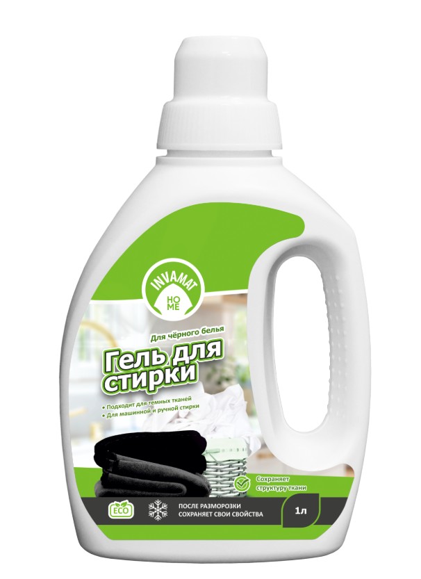 Гель для стирки «Для черного белья» INVAMAT HOME, 1 л