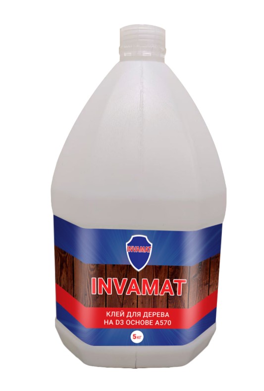 Клей на D3 основе INVAMAT А570, D3 (пластиковая банка) 0,9 кг